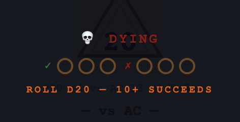 Death saves — Codex of Conquest